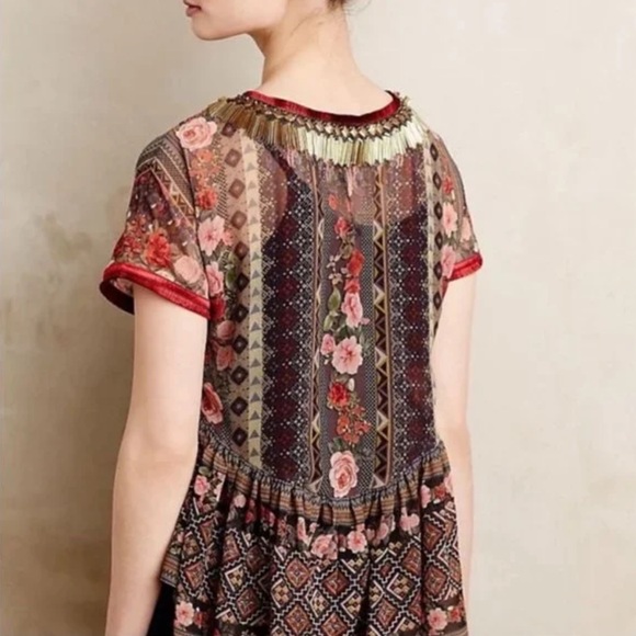 Preeti S Kapoor Sahira Peasant Top, XSP - Picture 7 of 10